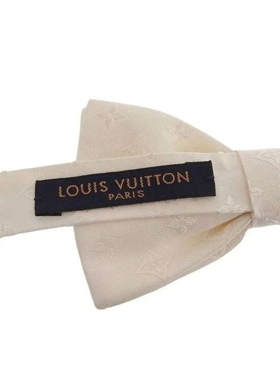 Louis Vuitton Noupapillon Jacquard 100% Silk Monogram Bow - Picture 7 of 8